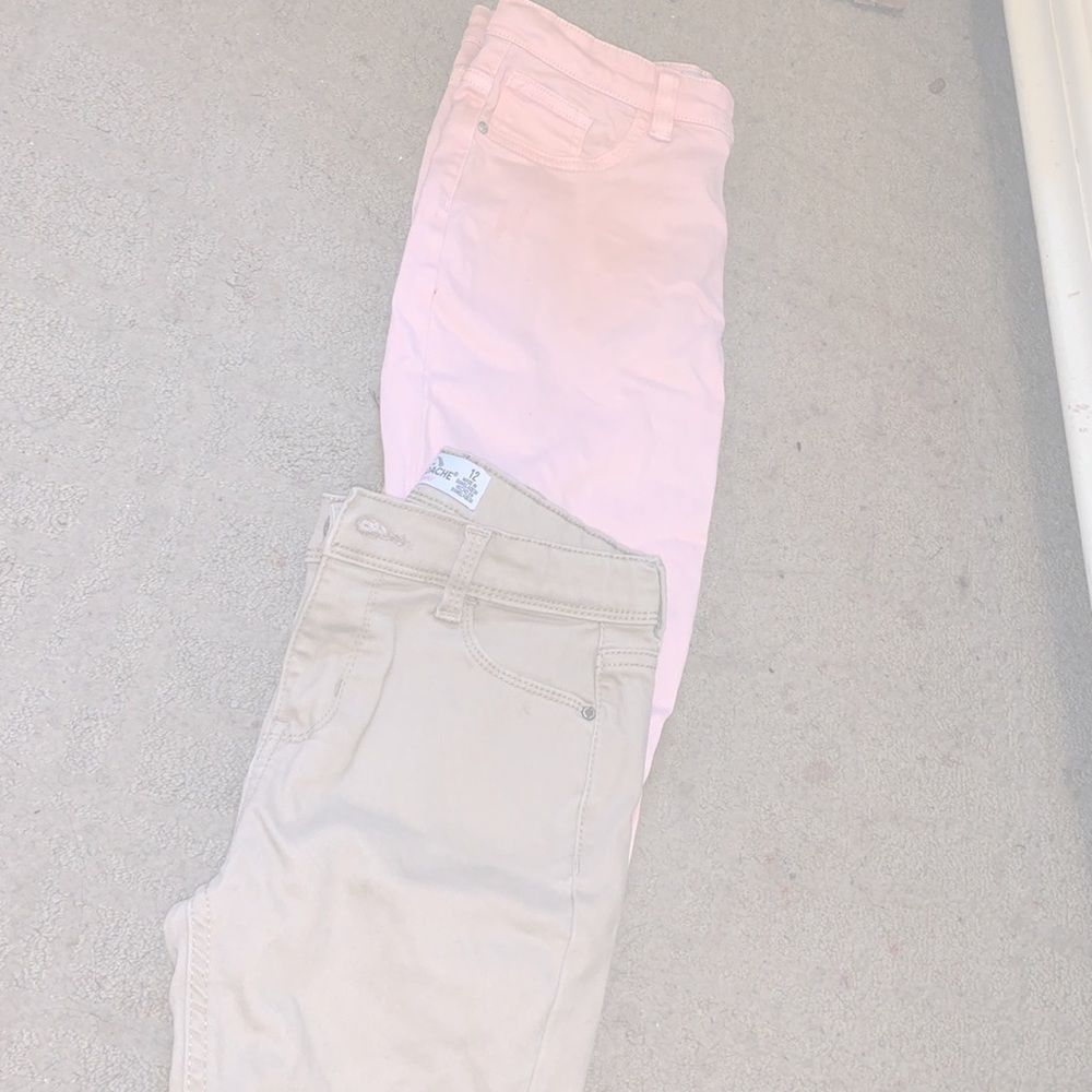 Kids jeans with adjustable waistline .